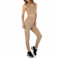 Damen Jogging- & Freizeitanzug von Holala Fashion - beige