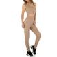 Damen Jogging- & Freizeitanzug von Holala Fashion - beige