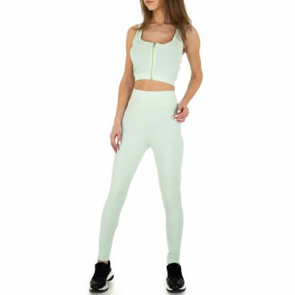 Damen Jogging- & Freizeitanzug von Holala Fashion Gr. L/XL - green