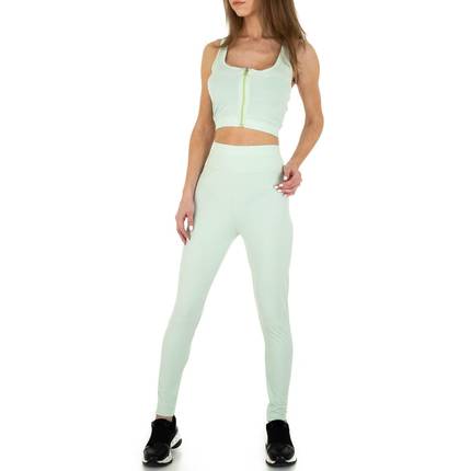 Damen Jogging- & Freizeitanzug von Holala Fashion Gr. L/XL - green