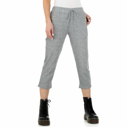 Damen Caprihose von Metrofive Gr. L/40 - grey