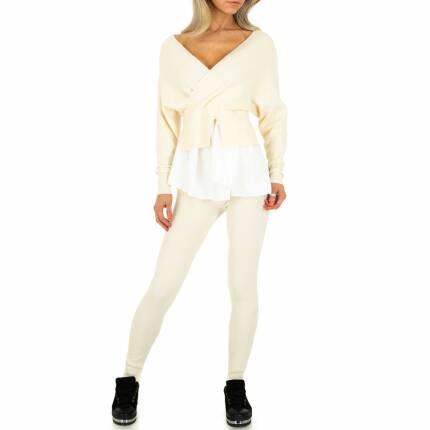 Damen Jogging- & Freizeitanzug von Emma&Ashley Design Gr. M/L - cream