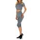 Damen Jogging- & Freizeitanzug von Holala Gr. One Size - grey