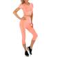 Damen Jogging- & Freizeitanzug von Holala Gr. One Size - pink