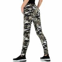 Damen Skinny Jeans von Mila Denim - camouflage