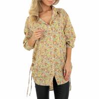 Damen Longbluse von SHK Paris - yellow