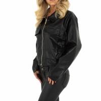 Damen Bikerjacke von JCL - black