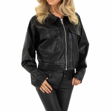 Damen Bikerjacke von JCL Gr. M/L - black