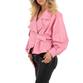 Damen Bikerjacke von JCL - rose