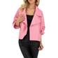 Damen Bikerjacke von JCL - rose