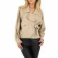 Damen Bikerjacke von JCL Gr. S/M - beige