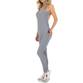 Damen Langer Jumpsuit von Holala - grey