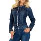 Damen Jeansjacke von M.Sara - blue