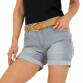 Damen Jeansshorts von M.Sara Gr. 35 - grey