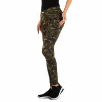 Damen Skinny Jeans von M.Sara - armygreen