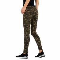 Damen Skinny Jeans von M.Sara - armygreen