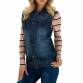 Damen Weste von ABC Denim Gr. L/40 - blue