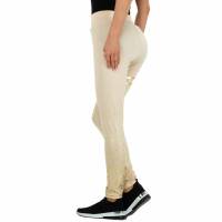 Damen Klassische Leggings von Holala - cream