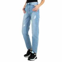 Damen High Waist Jeans von Colorful Premium - blue