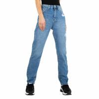 Damen High Waist Jeans von Colorful Premium Gr. XS/34 - blue