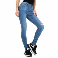 Damen Skinny Jeans von Colorful Premium - blue