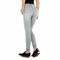 Damen High Waist Jeans von Colorful Premium - grey