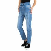 Damen High Waist Jeans von Colorful Premium Gr. XS/34 - blue