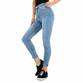 Damen High Waist Jeans von Colorful Premium - blue