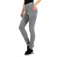 Damen Skinny Jeans von Colorful Premium - grey