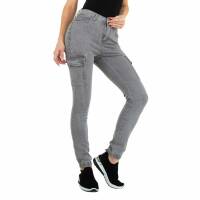 Damen Skinny Jeans von Colorful Premium - grey