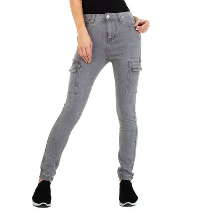 Damen Skinny Jeans von Colorful Premium Gr. M/38 - grey