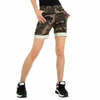 Damen Freizeitshorts von Jewwely Gr. S/36 - armygreen