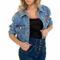 Damen Jeansjacke von Colorful Premium - blue