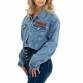 Damen Jeansjacke von Colorful Premium Gr. M/38 - blue