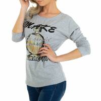 Damen Langarmshirt von Metrofive - grey