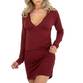 Damen Cocktail- & Partykleid von Metrofive - wine