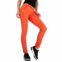 Damen Skinny-Hose von M.Sara - orange