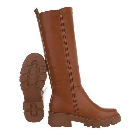 Damen Klassische Stiefeletten - camel - 12 Paar