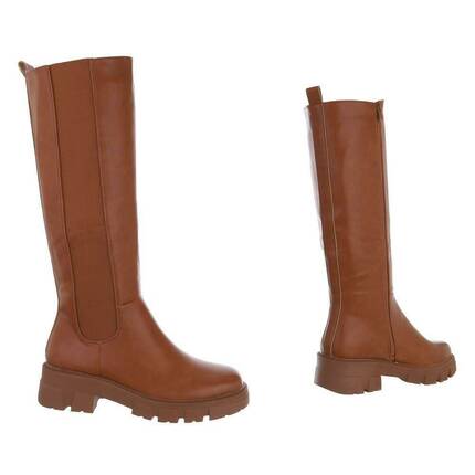 Damen Klassische Stiefeletten - camel Gr. 36