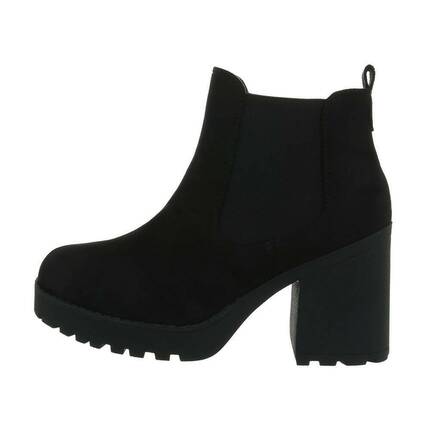 Damen Chelsea Boots - blacksuede