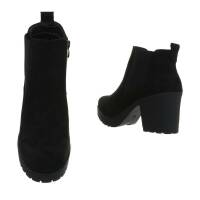 Damen Chelsea Boots - blacksuede Gr. 37