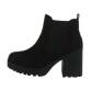 Damen Chelsea Boots - blacksuede Gr. 41