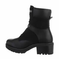 Damen Schnürstiefeletten - black