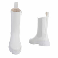 Damen Chelsea Boots - white