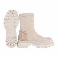 Damen Klassische Stiefeletten - beige