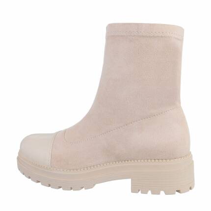 Damen Klassische Stiefeletten - beige