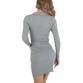 Damen Stretchkleid von Emma Ashley - grey