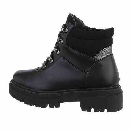 Damen Schnürstiefeletten - black Gr. 36