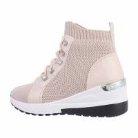 Damen Keilstiefeletten - pink