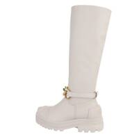 Damen Klassische Stiefel - beige Gr. 36